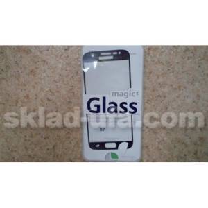 Защитное стекло Glass Magic 2D S7 черный