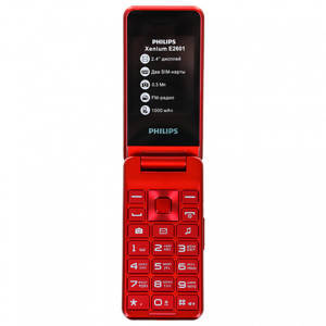 Телефон Philips E2601 Xenium CTE2601RD/00 red