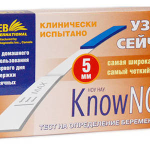 ТЕСТ ДЛЯ ОПРЕДЕЛЕНИЯ БЕРЕМЕННОСТИ KNOW NOW 5ММ N2