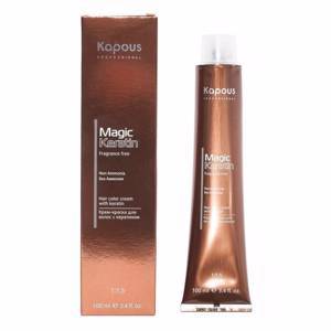 Kapous Professional Magic Keratin Крем-краска для волос Non Ammonia, с кератином, тон №10.31, Бежевый платиновый блонд, 100 мл*