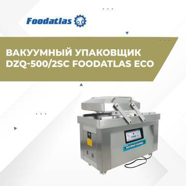 Вакуумный упаковщик DZQ-500/2SC Foodatlas Eco