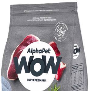 ALPHAPET WOW Sterilised Cat Duck сухой корм для взрослых стерилизованных кошек УТКА / ПОТРОХА