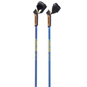 Скандинавские палки Blade, 77-135 см, 2-секционные, синий/красный/желтый