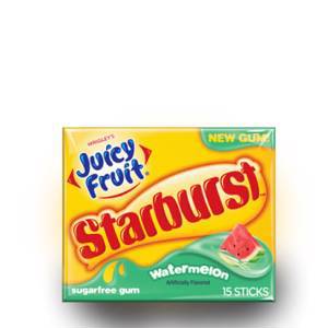 Wrigley's Starburst Juicy Fruit Watermelon