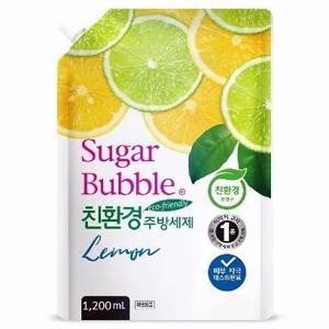 Экологичное средство для мытья посуды Лимон Sugar Bubble Lemon