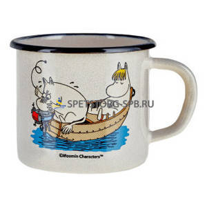 Hitt Moomin Кружка "Двое в лодке", 0,25 л     (24)     С-0102/4Жм