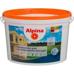 Краска Alpina Силиконовая для эксклюзивных фасадов B1 10 л