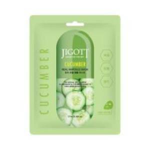 я[JIGOTT] НАБОР Тканевая маска для лица ОГУРЕЦ CUCUMBER Real Ampoule Mask, 10 шт*27 мл