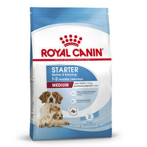 Корм Royal Canin для щенков средних пород от 3 недель до 2 месяцев, беременных и кормящих сук