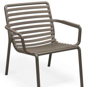 Лаунж-кресло пластиковое Doga Relax табак 700х755х760 мм