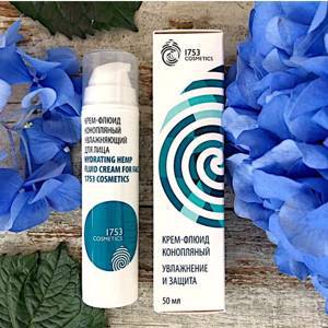 Крем-флюид конопляный увлажняющий для лица "Hydrating Hemp  Fluid Cream  For Face"