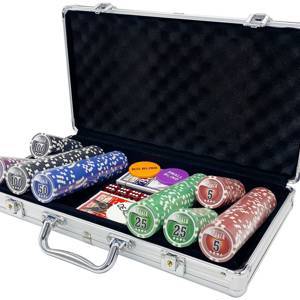Покерный набор NUTS, 300 фишек 11.5 г с номиналом в чемодане