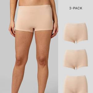 WOMEN'S 3-PACK SEAMLESS STRETCH COMFORT BOY SHORT