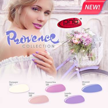 PNB Provence – 5 удивительно нежных и притягательных цветов гель-лаков.