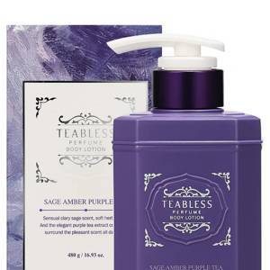 Teabless Парфюмированный лосьон «Амбра, Шалфей» Sage Amber Purple Tea Perfume Body Lotion 480 гр