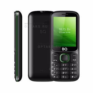 Мобильный кнопочный телефон BQ 2440 Step L+ Black+Green