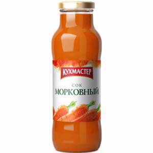 Сок морковный Кухмастер, 0,7л