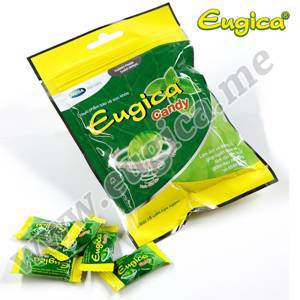 Конфеты Eugica Candy с натуральными маслами для горла детям и взрослым, 15 штук в ЗИП ПАКЕТЕ