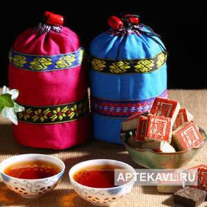 Китайский чай Пуэр. Набор из 50 штук