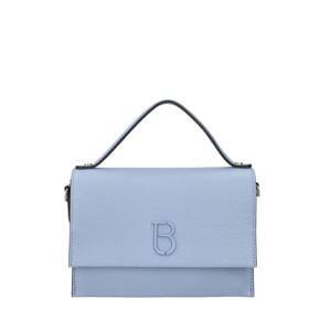 BORSA A MANO IN PELLE NARCISO CON TRACOLLA COLORE AZZURRO