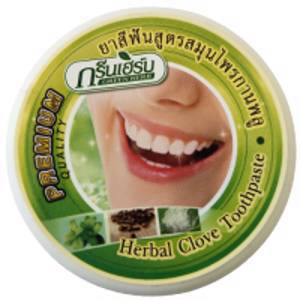 Отбеливающая зубная паста с экстрактом гвоздики от Green Herb 25 гр / Green herb Herbal Clove Toothpaste 25 G