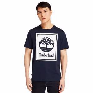 Tree Logo T-Shirt for Men in Navy