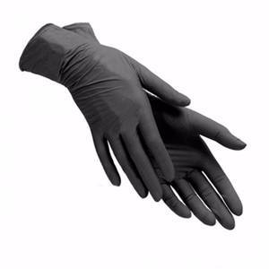 Перчатки нитрил-виниловые черные, 10 пар