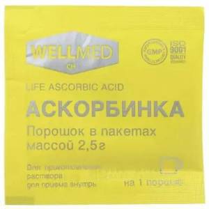 Аскорбиновая кислота Life Ascorbic Acid порошок 2,5 г 1 шт. в Оренбурге