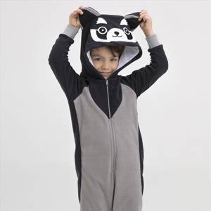 Детская пижама-кигуруми "Енот серый"