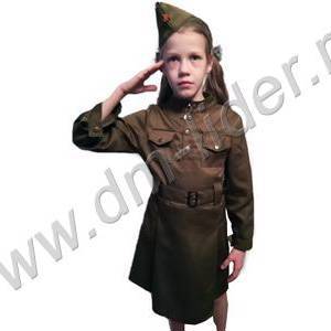 Платье военных лет для девочки