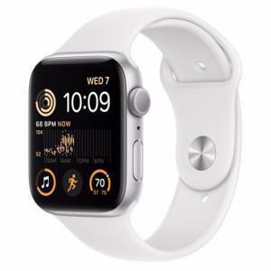 Apple Watch SE 2022 (GPS) 40mm Silver Aluminum Case with White Sport Band (Серебристый)