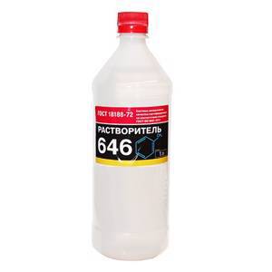 Растворитель 646 1 литр ГОСТ 18188-72