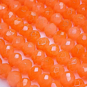 Rondelle Macaron Dyed 004, светло-оранжевый