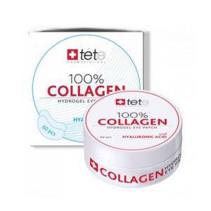 100% Collagen Hydrogel Patch / Гиалуроновые патчи для глаз с гиалуроновой кислотой, 60шт, Базовый уход, TETE, Расчёт стоимости доставки