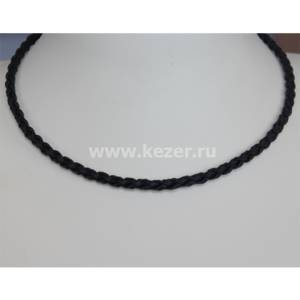 Шнурок плетёный черный (дл. 50-60 см, диам. шнура - 0,4-0,5 см)