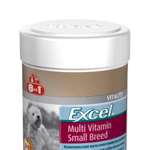 Мультивитамины 8in1 Excel Multi Vitamin Small Breed для собак мелких пород (70 табл.)