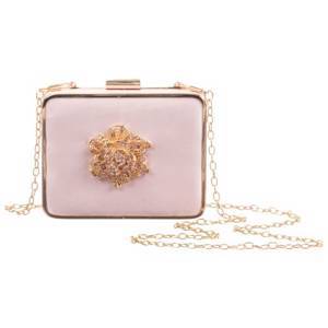 Girls Pink Satin Bag (12cm)