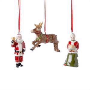 Villeroy & Boch Nostalgic Ornaments Ornamente North Pole Express - Hänger 9,5 cm Set 3-tlg.