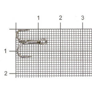 Тройной крючок HITFISH HF-36 Needle point  #10  (8 шт/пач)