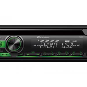 Pioneer DEH-S110UBG  CD-R/-RW/MP3/WMA/WAV/FLAC, MOSFET 4 х 50 Вт, тюнер FM c RDS, фронтальный AUX-In