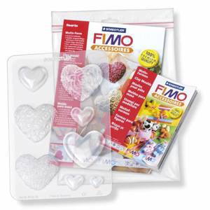 Формочки для литья Сердца Fimo