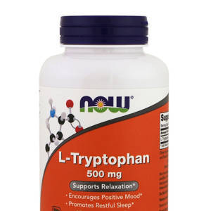 Now Foods L-Триптофан (L-Tryptophan) 500 мг. 120 растительных капсул