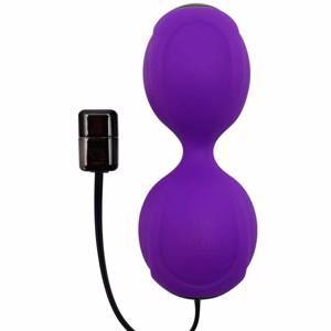 Вагинальные шарики с вибрацией Adrien Lastic Kegel Vibe Purple