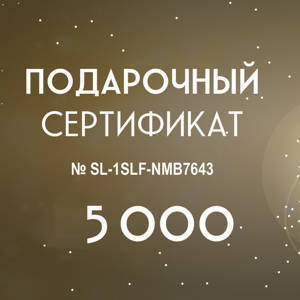 11105 Подарочный Сертификат GIGI.ru на сумму 5 000 руб.