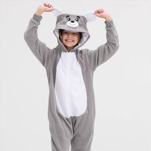 Детская пижама-кигуруми "Серая мышка"