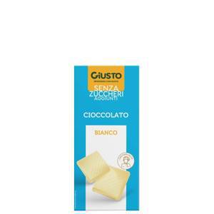 GIUSTO SENZA ZUCCHERO CIOCCOLATO BIANCO 85 G, CIOCCOLATO BIANCO