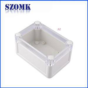 Custom Abs Ip68 Electronic Enclosure P68 Electrical Junction Plastic Ip68 Waterproof Plastic Electric Box AK10514 102*70*52mm