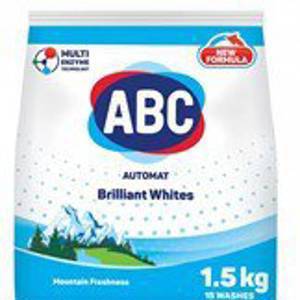 Порошок для стирки белья ABC Свежесть гор 1.5KG x 12