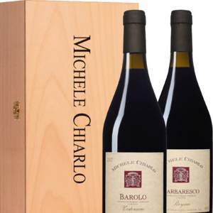 Michele Chiarlo, 2 Bottles in Wooden Box
