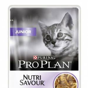 Консервы для котят с индейкой PURINA PRO PLAN Nutrisavour Junior, 85 гр